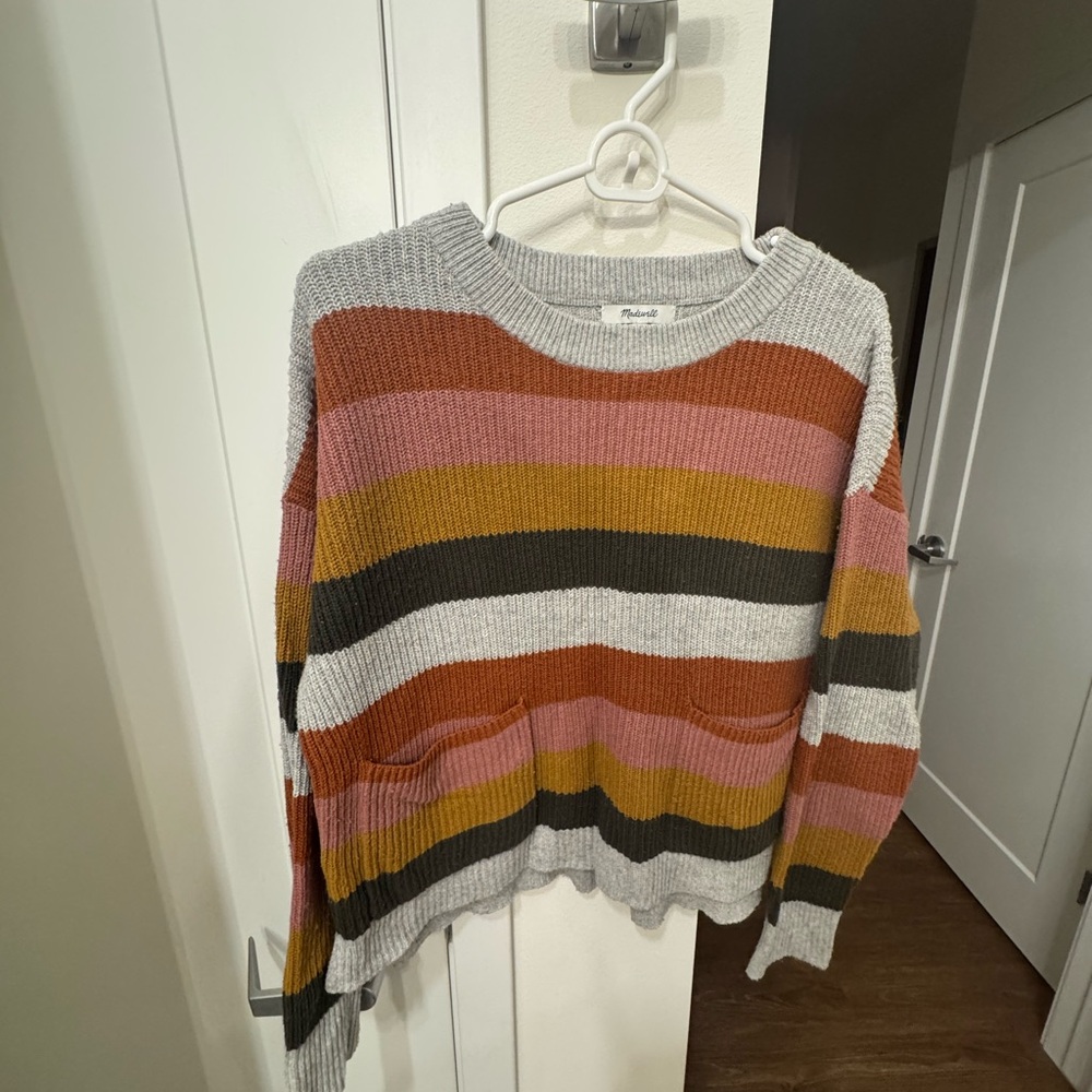 Striped Knit Sweater